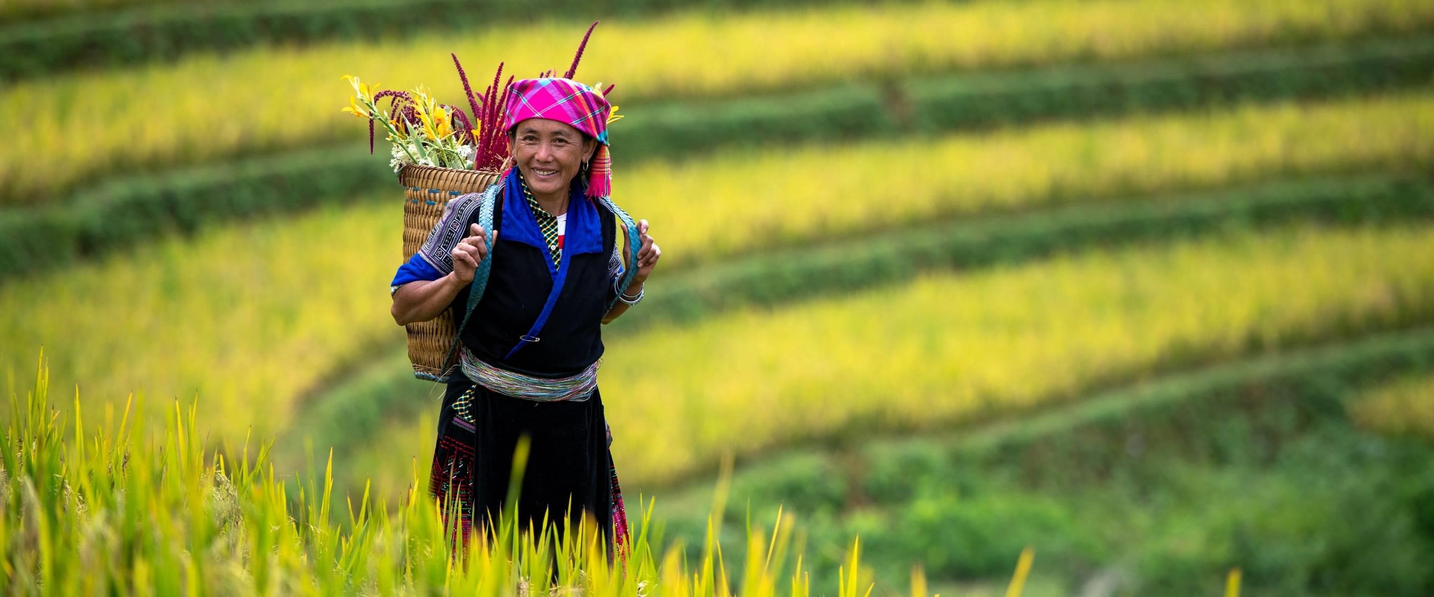 Colores de las montañas y vidas de los tribus en Vietnam, Laos y Tailandia