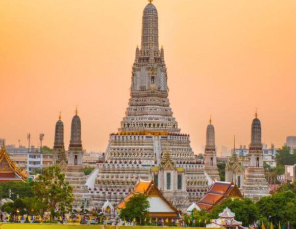 La belleza de Bangkok al atardecer