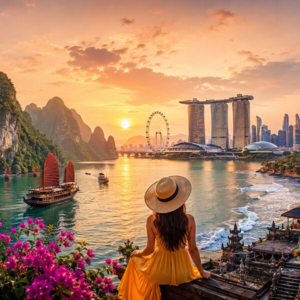 Vietnam Singapur Bali en 16 días – día a día con mapa y consejos
