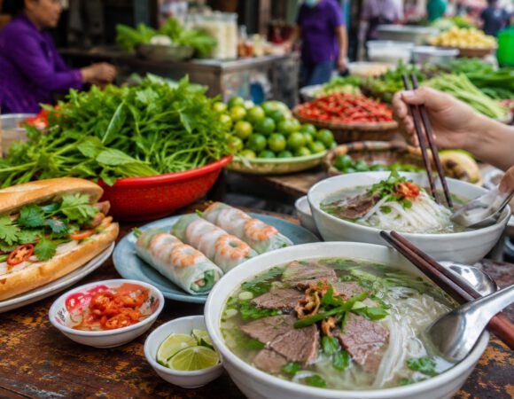 Gastronomía vietnamita: sabores, mercados y platos imprescindibles