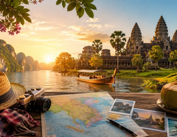 Vietnam Camboya Tailandia luxury itinerary 18 días – día a día con mapa y consejos