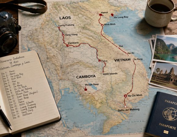 Itinerario Indochina 18 días: Vietnam, Camboya y Laos