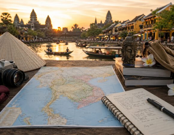 Itinerario Indochina 18 días: día a día con mapa y consejos