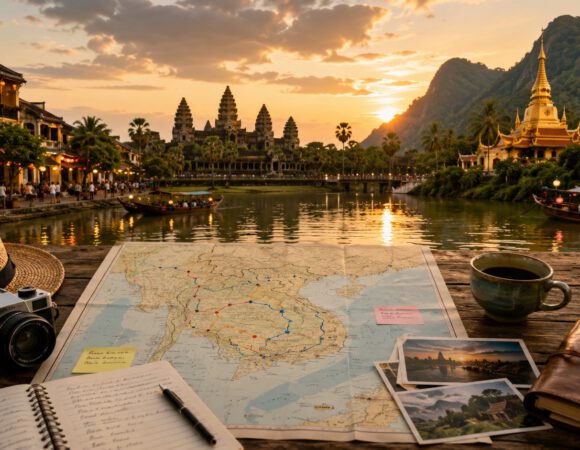 Vietnam, Camboya y Tailandia o Vietnam, Camboya y Laos