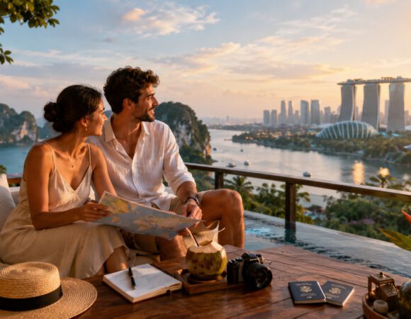 Luna de miel Vietnam Bali Singapur en 18 días – día a día con mapa y consejos