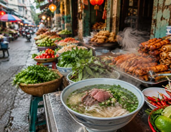 Hanoi food tour: mercados, sopas y comida callejera