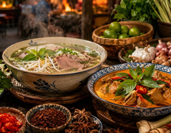 Sabores de Asia: del pho vietnamita al curry tailandés