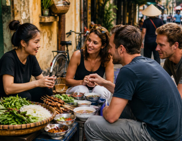 tour de comida callejera por Hanói: degustaciones seguras con historias locales auténticas