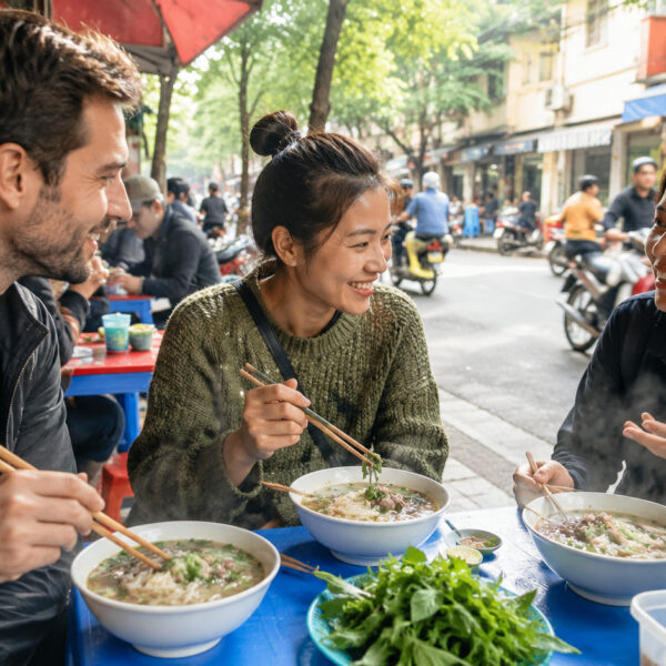 tour de comida callejera por Hanói: ideas para cenar y favoritos escondidos