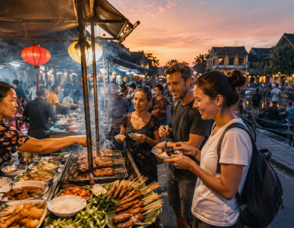 tours de comida callejera por Vietnam: mejores platos, mercados y sabores locales