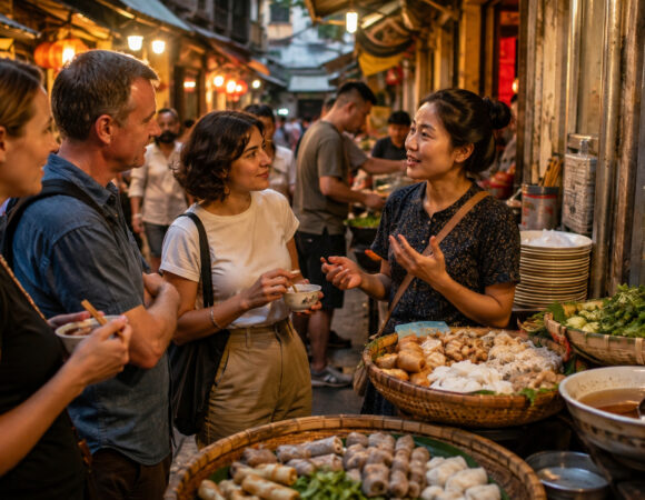 tour culinario por Hanói: mejores platos, mercados y sabores locales